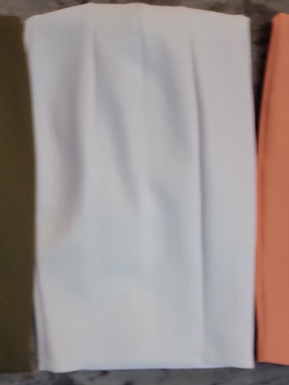 Marciano Sleek Midi Dress Trio in Peach, White & Olive - Picture 6 of 8